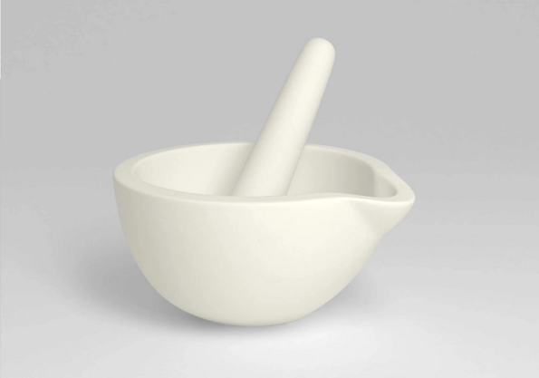 GRAL C/PISTILO EM PORCELANA 1735ML DIAM.225MM