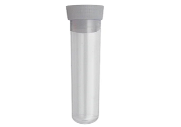 Tampa para tubo de ensaio branca 12x75 mm em PE
