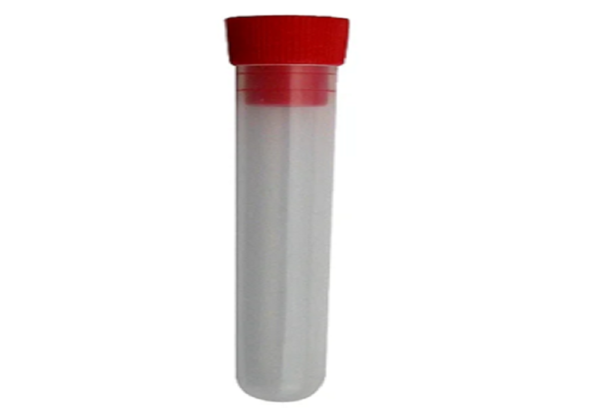 Tampa para tubo de ensaio vermelha 12x75 mm em PE