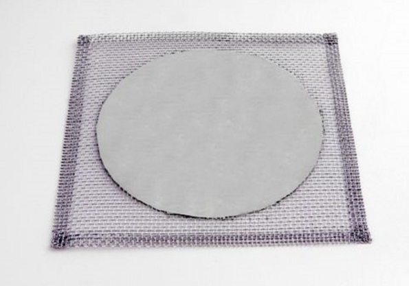 Tela de Arame Galvanizado com Disco Refratário ao Calor 20 x 20 cm