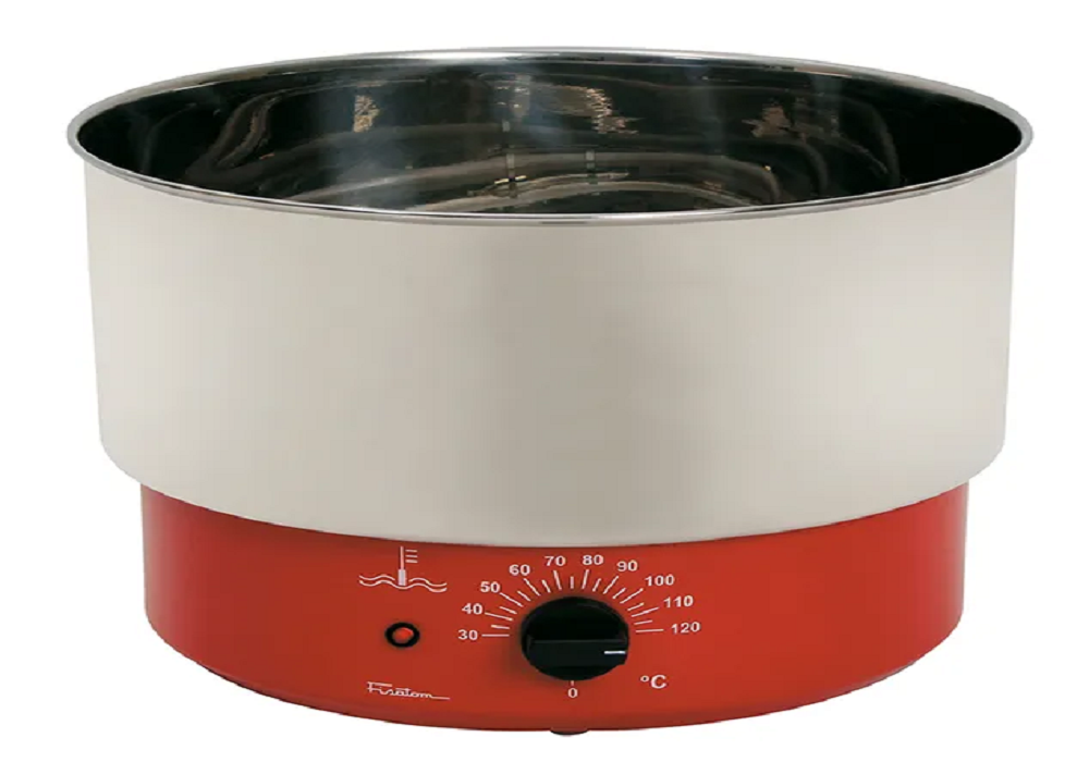 Banho redondo modelo 550 de 4,5 L até 120 °C