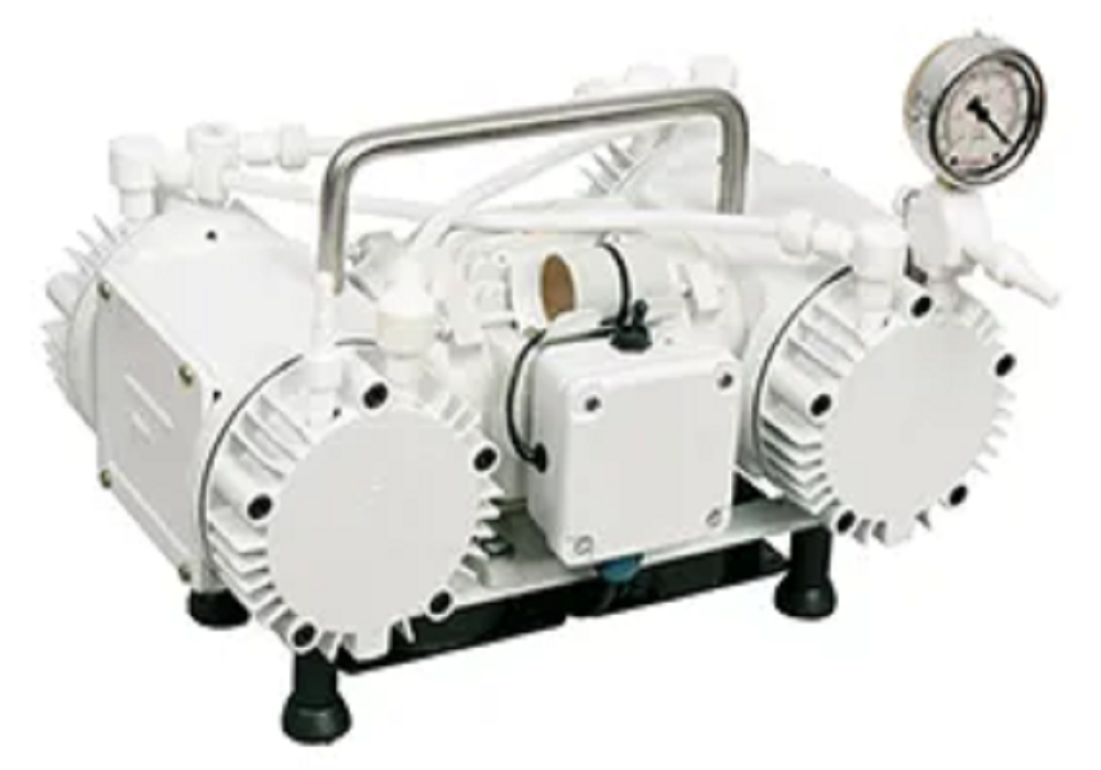 Bomba de vácuo com proteção PTFE, 5 mbar 1m³ /h modelo 828T