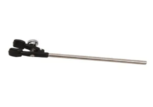 Pinça para bureta abertura 4 a 17mm haste 120mm