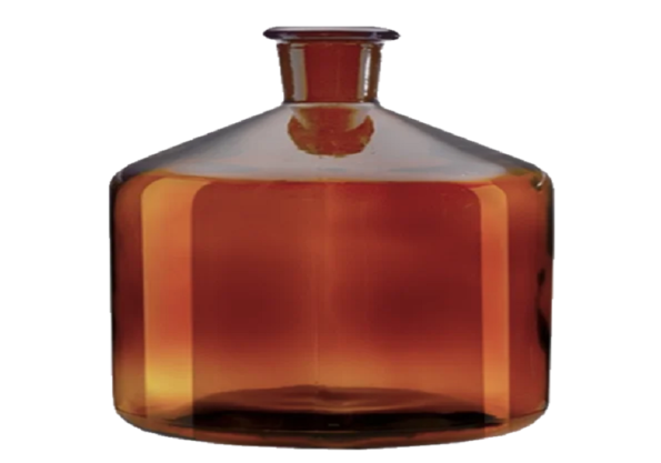 Frasco para Bureta Âmbar forma Baixa, cap.2.000ml